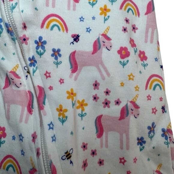 Jojo Maman Bebe‎ Unicorn Footie Newborn NWOT - Picture 5 of 7